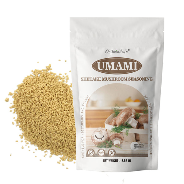 Orgnisulmte Umami Powder Savory Shiitake Mushroom Seasoning Granules No MSG 3.52 Oz