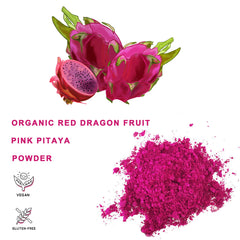 Orgnisulmte Organic Dragon Fruit Powder Freeze-Dried Pink Pitaya Powder 3.53oz