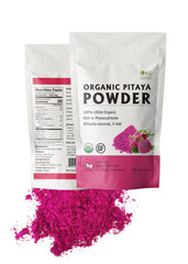 Orgnisulmte Organic Dragon Fruit Powder Freeze-Dried Pink Pitaya Powder 3.53oz